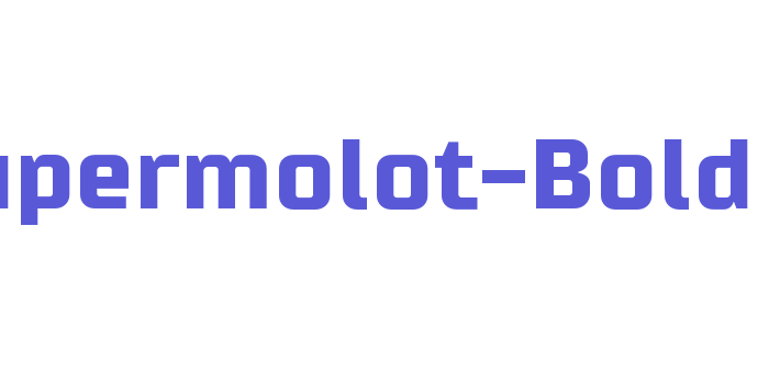 Supermolot-Bold Font Download