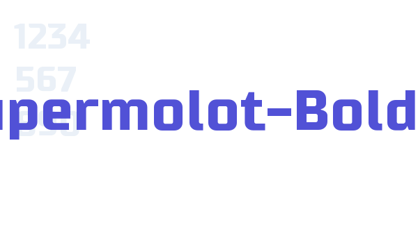 Supermolot-Bold font download