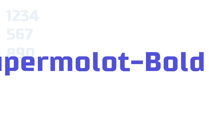 Supermolot-Bold font download