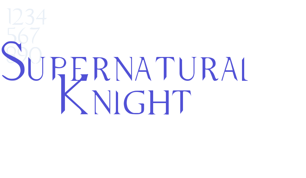 Supernatural Knight-font-download