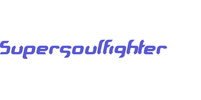 Supersoulfighter Font Download