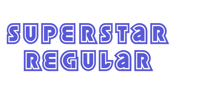 Superstar Regular Font