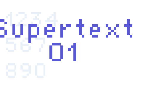 Supertext 01 Font Download