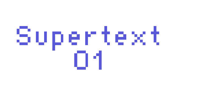 Supertext 01 Font Download