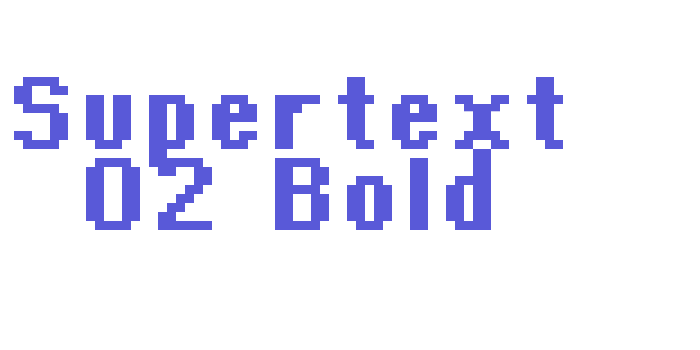 Supertext 02 Bold Font Download