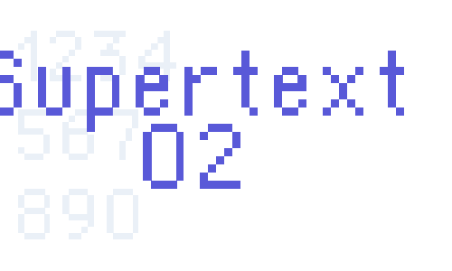 Supertext 02 Font Download