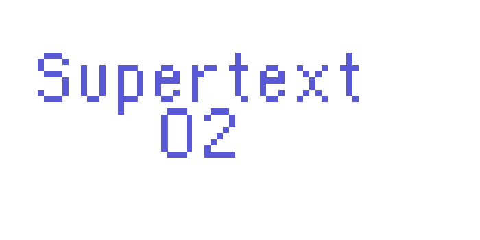 Supertext 02 Font Download