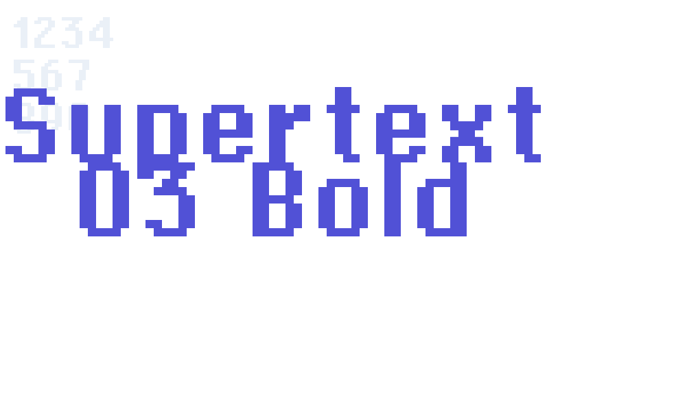 Supertext 03 Bold-font-download