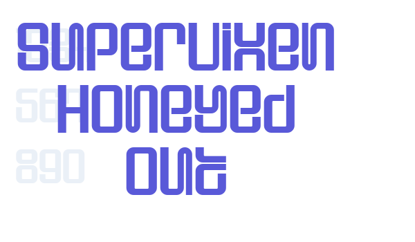 Supervixen Honeyed Out Font