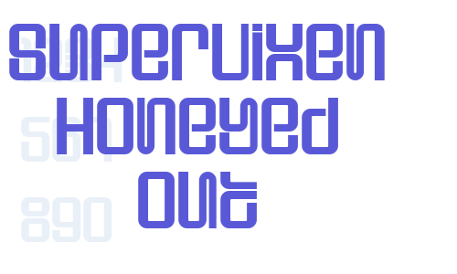 Supervixen Honeyed Out Font Download