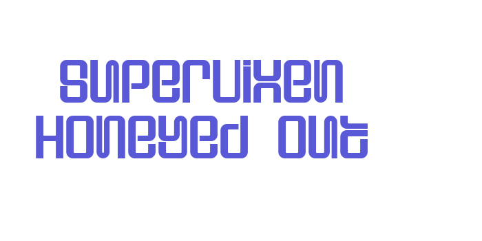 Supervixen Honeyed Out Font Download