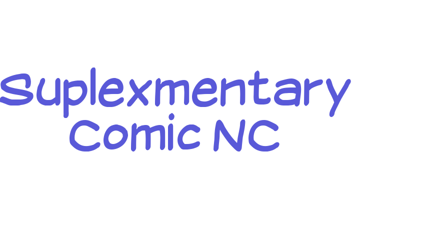 Suplexmentary Comic NC Font