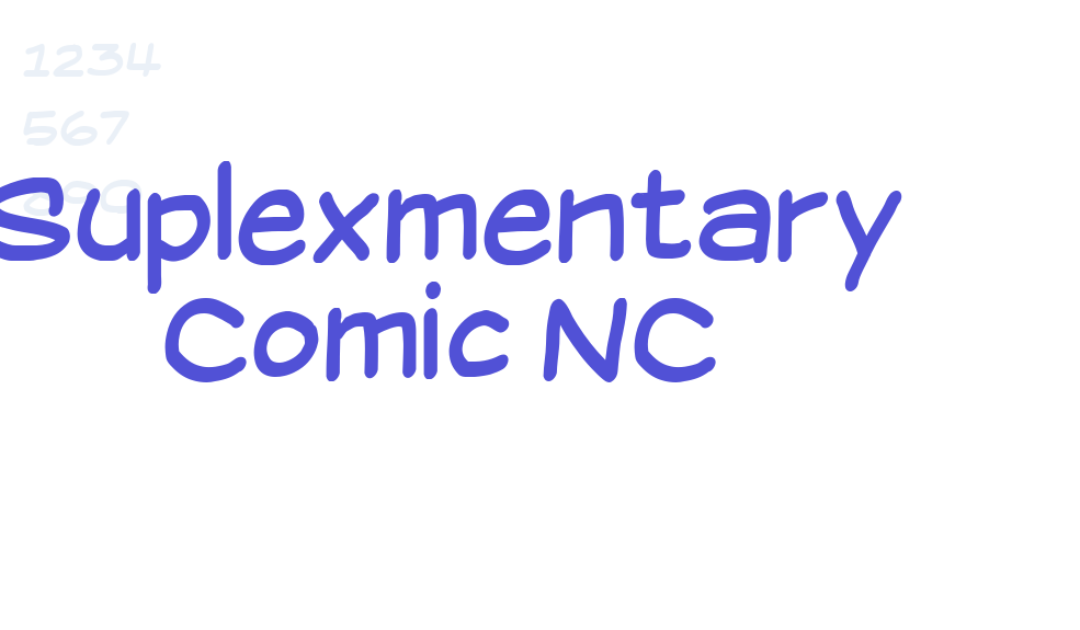 Suplexmentary Comic NC-font-download