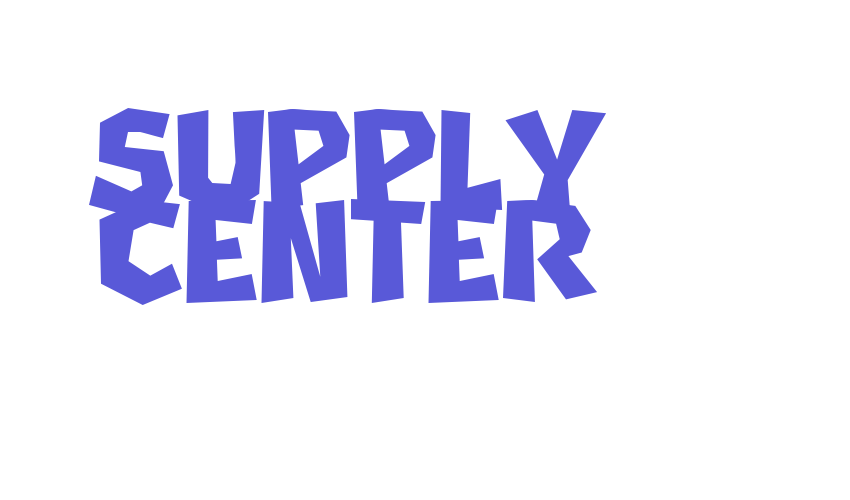 Supply Center Font