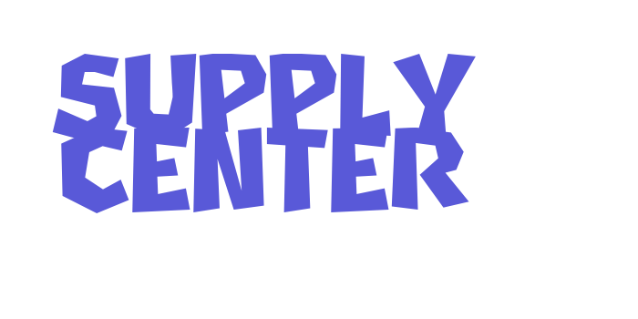 Supply Center Font Download