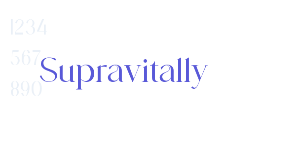 Supravitally font free