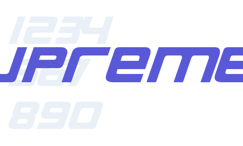 Supreme Font Download