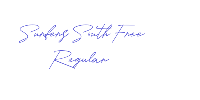 Surfers South Free Regular Font