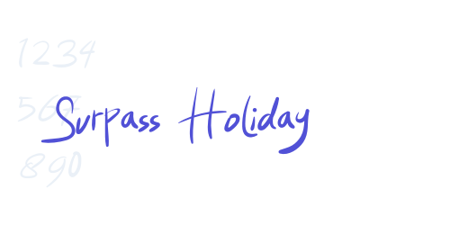 Surpass Holiday-font-download