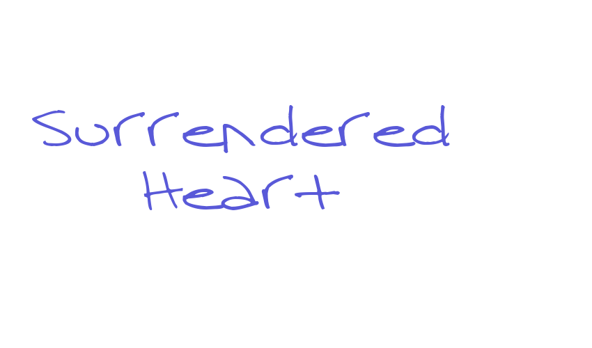 Surrendered Heart Font Download