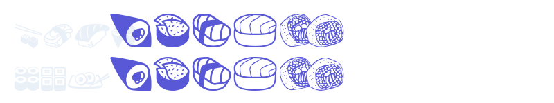 Sushi Sushi-related font