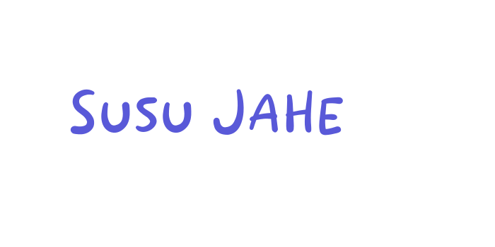 Susu Jahe Font Download