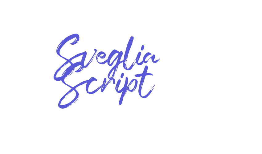 Sveglia Script Font