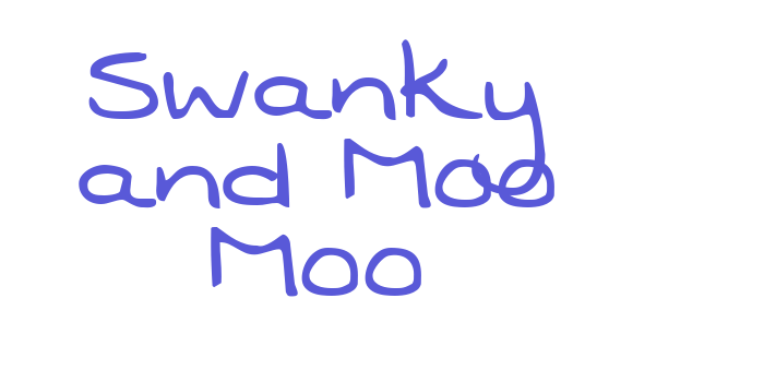 Swanky and Moo Moo Font Download