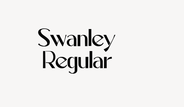 Swanley Regular Font