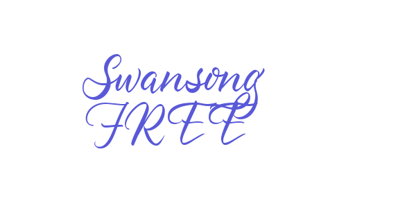 Swansong FREE font