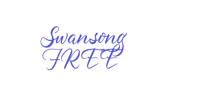 Swansong FREE Font Download