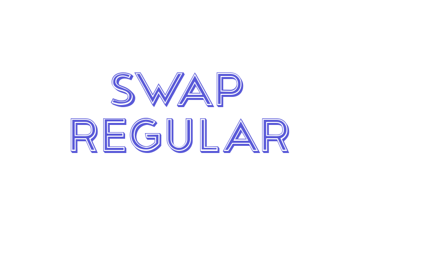 Swap Regular Font