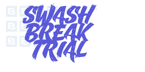 Swash Break Trial font free