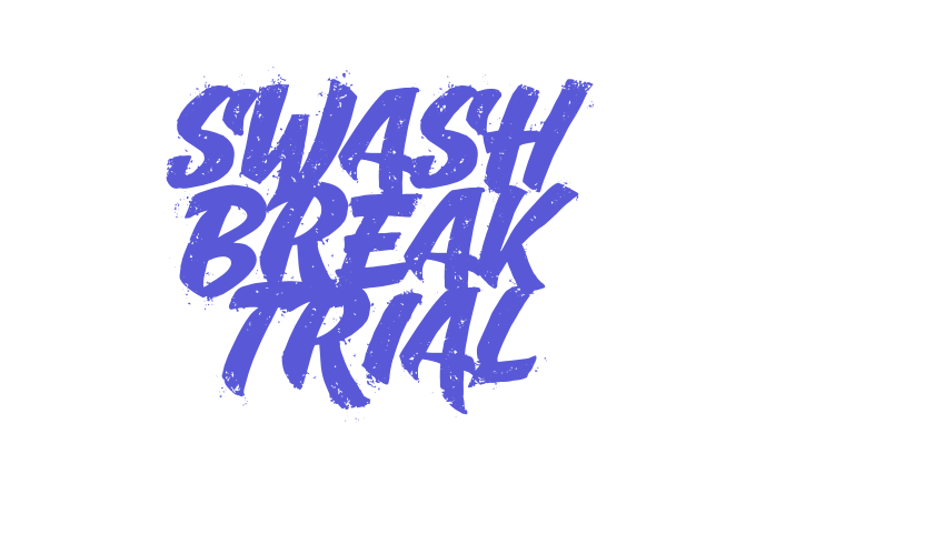 Swash Break Trial Font Download