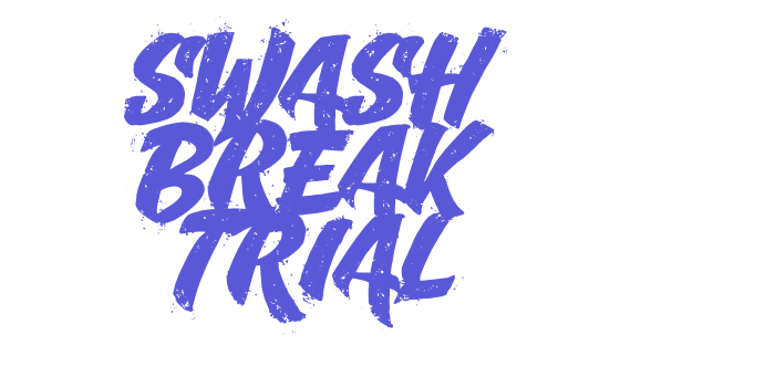 Swash Break Trial Font Download