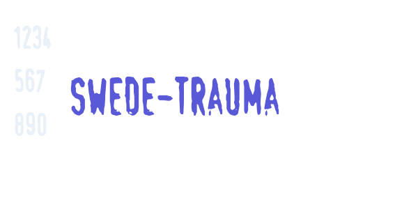 Swede-Trauma font free