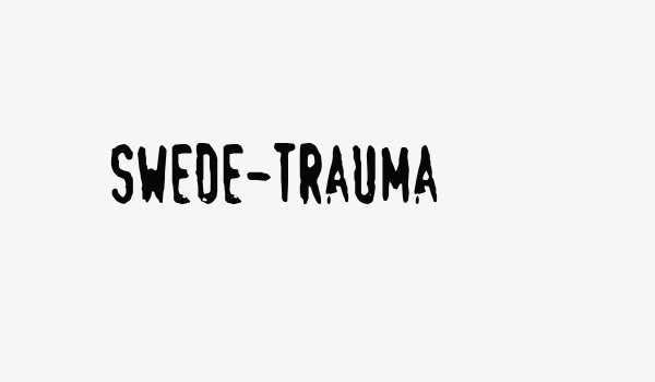 Swede-Trauma Font