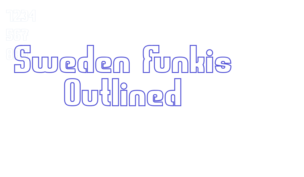 Sweden Funkis Outlined-font-download