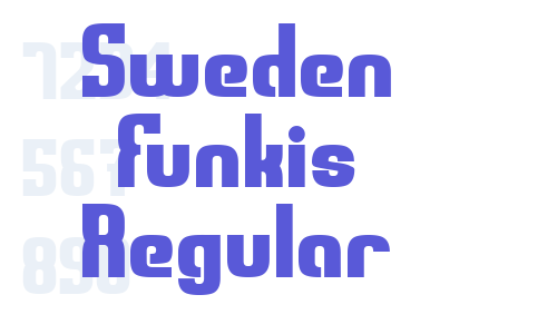 Sweden Funkis Regular Font Download