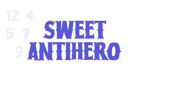 Sweet Antihero font free