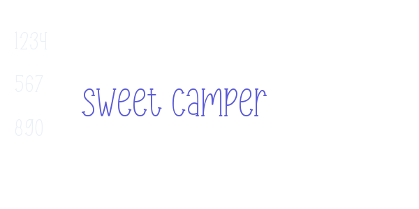 Sweet Camper font free