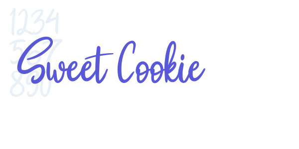 Sweet Cookie font free