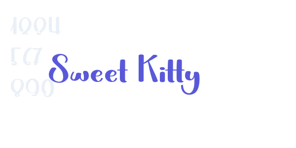 Sweet Kitty font free