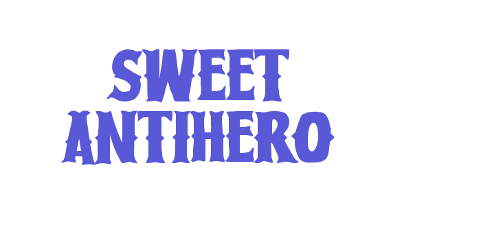 Sweet Antihero Font