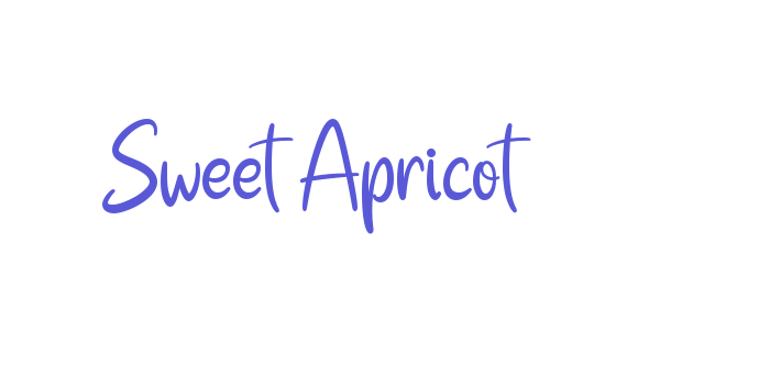 Sweet Apricot Font