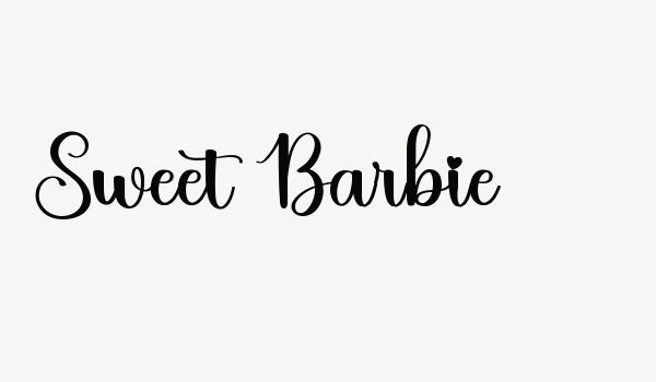 Sweet Barbie Font