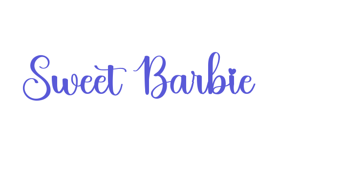 Sweet Barbie Font Download