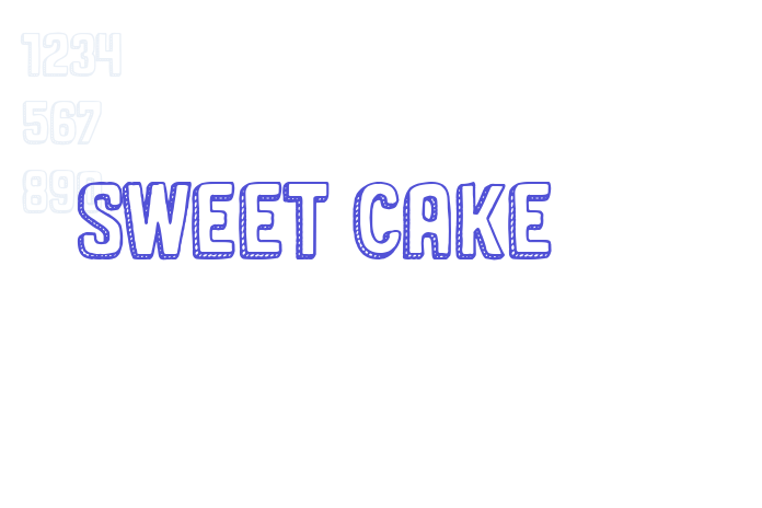 Sweet Cake font download