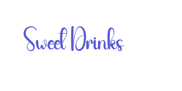 Sweet Drinks Font Download