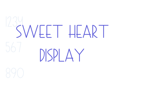 Sweet Heart Display Font Download